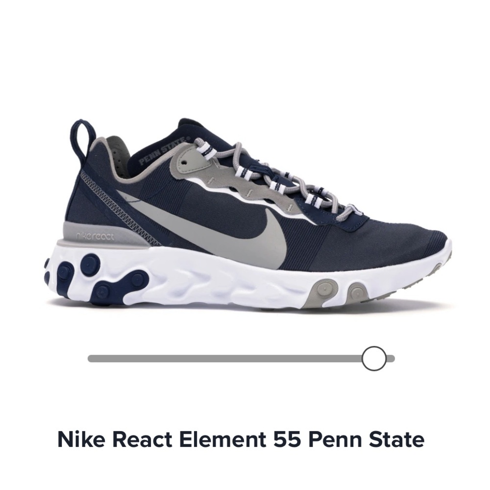Nike React Element 55 Penn State Men’s Size 11.5